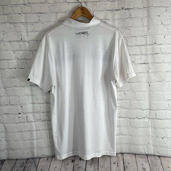 Travis Matthew Pima Cotton Chive Golf Polo Shirt Mens L Tech Performance LOOK - Picture 6 of 16